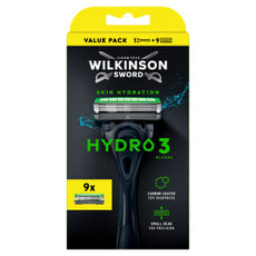 Wilkinson Sword Hydro 3 Skin Protection borotva készülék + 9 db borotva betét - 1 db kisképe