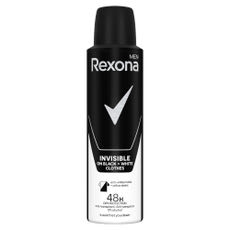 Rexona Men Invisible Black + White 48H férfi izzadásgátló dezodor - 150 ml kisképe