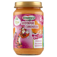 Univer Bébiétel Sütőtökpüré Csirkehús Ízesítéssel 6 Hónapos Kortól - 163 g kisképe