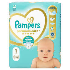 Pampers Premium Care pelenka 2-5 kg, méret: 1 - 72 db kisképe