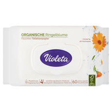Violeta nedves toalettpapír érzékeny bőrre - 60 db kisképe