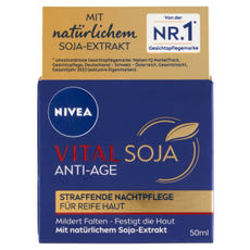 Nivea Vital Soja ránctalanító éjszakai arckrém - 50 ml kisképe