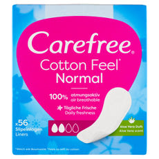 Carefree Cotton Aloe tisztasági betét - 56 db kisképe