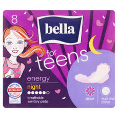 Bella for Teens Energy Night egészségügyi betét - 8 db kisképe