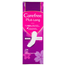 Carefree Plus Long tisztasági betét lágy illattal - 24 db kisképe