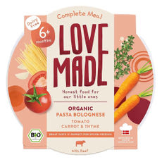 LoveMade Bio Bolognai teszta kakukkfűvel 6 hónapos kortól - 185 g kisképe