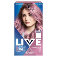 Schwarzkopf Live L+T 105 Lila arany rozé- tartós hajfesték - 1 db kisképe