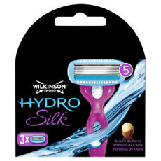 Wilkinson Hydro Silk női borotvabetét 5 pengés - 3 db kisképe