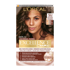 L'Oréal Paris Excellence Creme Universal Nudes krémhajfesték /5U világosbarna - 1 db kisképe