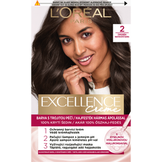 L'Oréal Paris Excellence krémhajfesték /2 nagyon sötét barna - 1 db kisképe