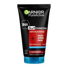 Garnier Skin Naturals Pure Active 3in1 Mitesszerek ellen arcmaszk aktív szénnel - 150 ml kisképe