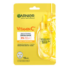 Garnier Skin Naturals Ragyogást adó fátyolmaszk C-vitaminnal - 28 g kisképe