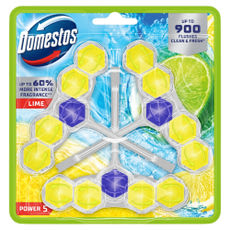 Domestos Power 5 Lime WC illatosító 3x50 g - 150 g kisképe