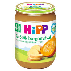 Hipp bébiétel sütőtökkel és burgonyával 4 hónapos kortól - 190 g kisképe