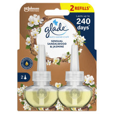 Glade Sensual Sandalwood & Jasmine elektromos légfrissítő készülék utántöltő 2x20 ml - 40 ml kisképe