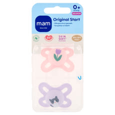 MAM Original Start szilikon játszócumi újszülött kortól - 2 db kisképe