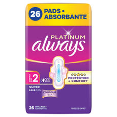 Always Platinum Super Quattro Pack egészségügyi betét - 26 db kisképe