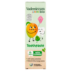 Vademecum Junior bio fogkrém fluoriddal és természetes mangó aromával 6 éves kortól - 50 ml kisképe