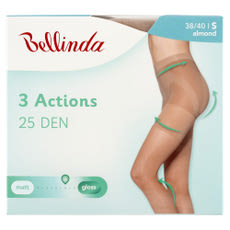 Bellinda 3Actions harisnyanadrág 25 den S-méret /almond - 1 db kisképe