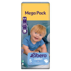 Libero Comfort Mega Pack nadrágpelenka 5-ös méret 11-17 kg - 64 db kisképe