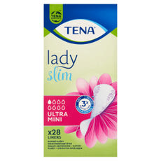 Tena Lady Ultra Mini szárny nélküli enyhe inkontinencia betét - 28 db kisképe