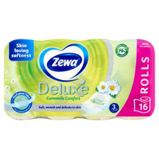Zewa Deluxe Camomile Comfort 3 rétegű toalettpapír - 16 db kisképe