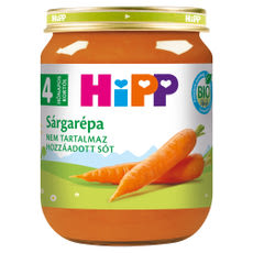 Hipp Bio bébiétel sárgarépával 4 hónapos kortól - 125 g kisképe