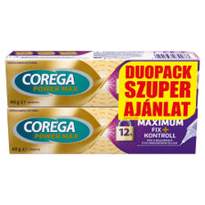 Corega Max Kontroll műfogsorrögzítő duopack 2x40 g - 80 g kisképe