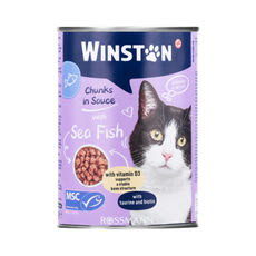 Winston állateledel macskáknak tengeri hallal - 400 g kisképe