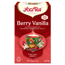 Yogi Tea bogyós gyümölcsös tea vaníliával 17 teafilter - 34 g kisképe