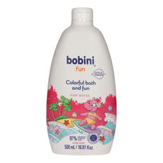 Bobini Fun színes habfürdő /rózsaszín - 500 ml kisképe