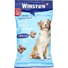 Winston jutalomfalat felnőtt kutyáknak, marha és szárnyas hússal - 60 g kisképe