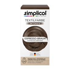Simplicol textilfesték /espresso barna - 1 db kisképe