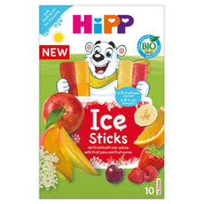 Hipp Ice stick fagyasztható gyümölcskészítmény 10x40 ml 3 éves kortól - 400 ml kisképe