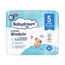 Babydream Junior nadrágpelenka 5-ös méret, 10-16 kg - 34 db kisképe