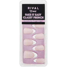 Rival Loves Me Fake It Easy műköröm szett /03 classy french - 1 db kisképe