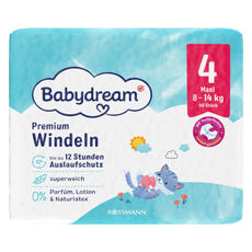 Babydream Maxi nadrágpelenka 4-es méret, 8-14 kg - 40 db kisképe