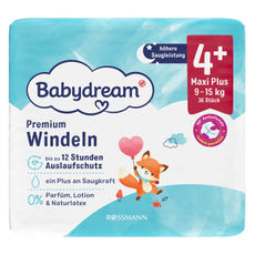 Babydream Maxi Plus nadrágpelenka 4+-os méret 9-15 kg - 36 db kisképe