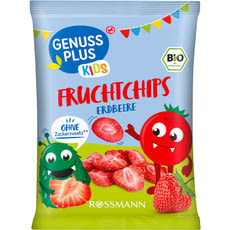 Genuss Plus Kids epres gyümölcschips 4 éves kortól - 12 g kisképe