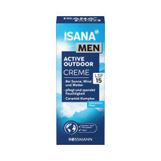 Isana Men Active Outdoor arckrém SPF15 - 75 ml kisképe