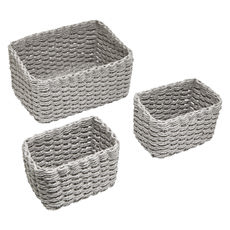 Ideen Welt kosár szett /szürke - 3 db kisképe