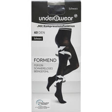 Underwear harisnya, elnehezült lábra 60den /fekete L-es - 1 db kisképe