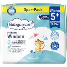 Babydream Junior Plus nadrágpelenka 5+-os méret, 11-17 kg - 64 db kisképe