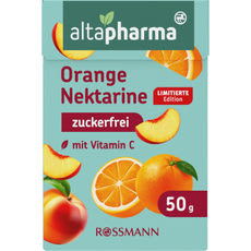 Altapharma cukormentes narancs–nektarin ízű cukorka - 50 g kisképe