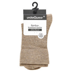 Underwear bambusz zokni 35-38 /bézs - 1 pár kisképe