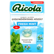 Ricola Fresh Mint cukorka - 40 g kisképe