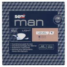 Seni Man Light Level 1 férfi inkontinencia betét - 15 db kisképe