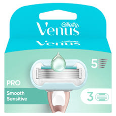 Gillette Venus Pro Smooth Sensitive női borotvabetét érzékeny bőrre 5 pengés - 3 db kisképe