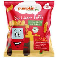 Pumpkin Bio Organics ropogós lencse pufi snack 12 hónapos kortól - 20 g kisképe