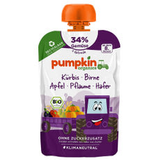 Pumpkin Bio sütőtök püré körtével és szilvával 8 hónapos kortól - 100 g kisképe